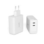Sieťová nabíjačka Epico 100W GaN + 2m kábel USB-C - biela