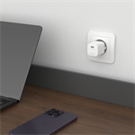 Sieťová nabíjačka FIXED Mini GaN s výstupom USB-C a podporou PD, 30 W, biela