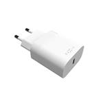 Sieťová nabíjačka FIXED s výstupom USB-C a podporou PD, 20 W, biela