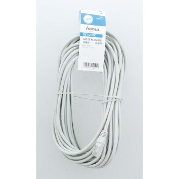 Sieťový kábel Hama Cat5e U/UTP RJ45 10 m, nezabalený