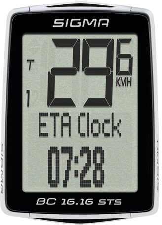 SIGMA cyklopočítač BC 16.16 STS CAD - bezdrôtový 01618