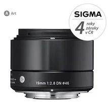 SIGMA objektiv 19/2.8 DN ART černý OLYMPUS
