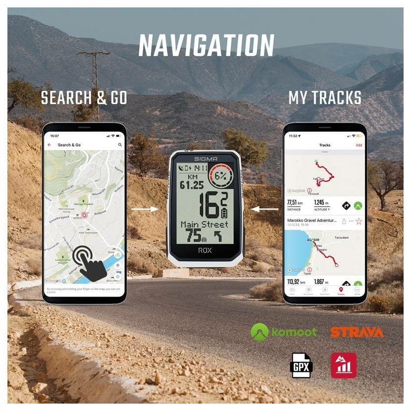 SIGMA ROX 4.0 Endurance Sensor Set  bílá