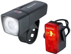 SIGMA sada svetiel - predné + zadné AURA 25 + CUBIC