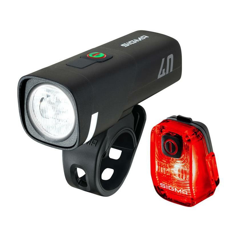 SIGMA sada svetiel - predné + zadné Aura 40 + Hiro 10