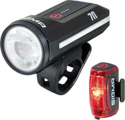 SIGMA světlo set - přední + zadní Aura 70 + HIRO 30 USB - sada