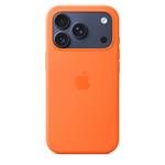 Silikónové puzdro Apple iPhone 17 Pro s MagSafe - Oranžové