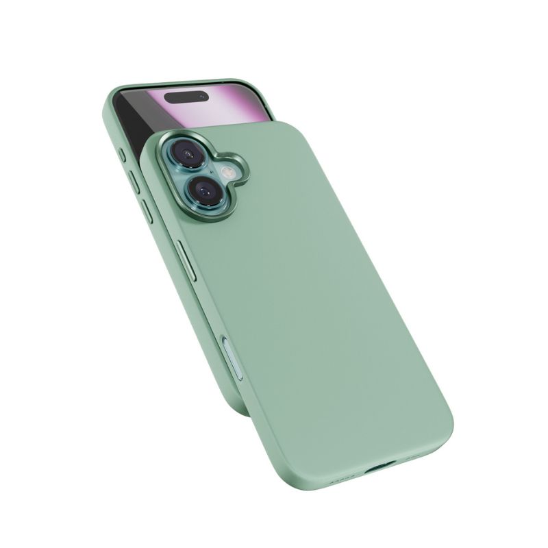 Silikónové puzdro Epico Mag+ pre iPhone 16 Plus - mätovo zelené