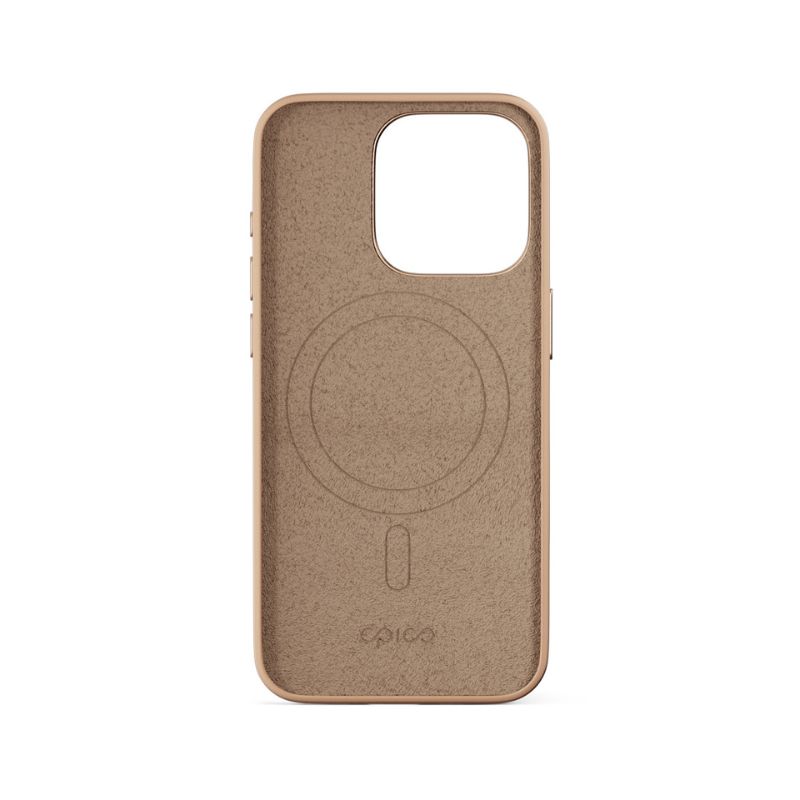 Silikónové puzdro Epico Mag+ pre iPhone 16 Pro Max - Desert Titanium