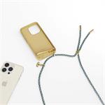 Silikónové puzdro EPICO so šnúrkou pre iPhone 14 Plus (6,7") – piesková farba