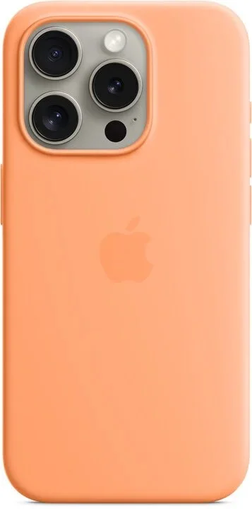 Silikónové puzdro na Apple iPhone 15 Pro s MagSafe - Oran.Sorbet