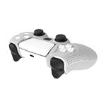 Silikónové puzdro White Shark BODY LOCK pre ovládač PS5, biele