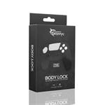 Silikónové puzdro White Shark BODY LOCK pre ovládač PS5, čierne