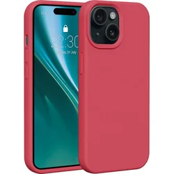 Silikónové TPU puzdro Etteri pre iPhone 15 malinové