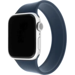 Silikónový remienok FIXED pre Apple Watch 38/40/41 mm, veľkosť XL, modrý