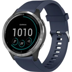 Silikónový remienok FIXED pre Garmin QuickFit 20 mm, modrý