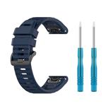Silikónový remienok FIXED pre Garmin QuickFit 22 mm, modrý