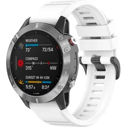 Silikónový remienok FIXED pre Garmin QuickFit 26 mm, biely