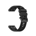 Silikónový remienok FIXED pre Garmin QuickFit 26 mm, čierny