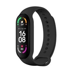 Silikonový řemínek FIXED Silicone Strap pro Xiaomi Band 7/ Mi Band 6/ Mi Band 5, černý