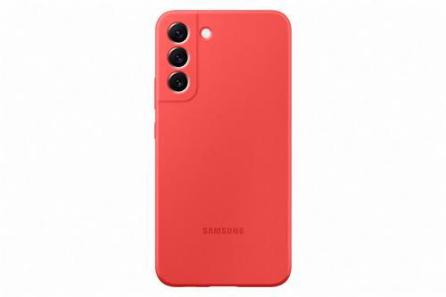 Silikónový zadný kryt Samsung EF-PS906T pre Galaxy S22 červený