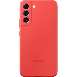 Silikónový zadný kryt Samsung EF-PS906T pre Galaxy S22 červený