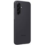 Silikónový zadný kryt Samsung pre Galaxy A36 čierny