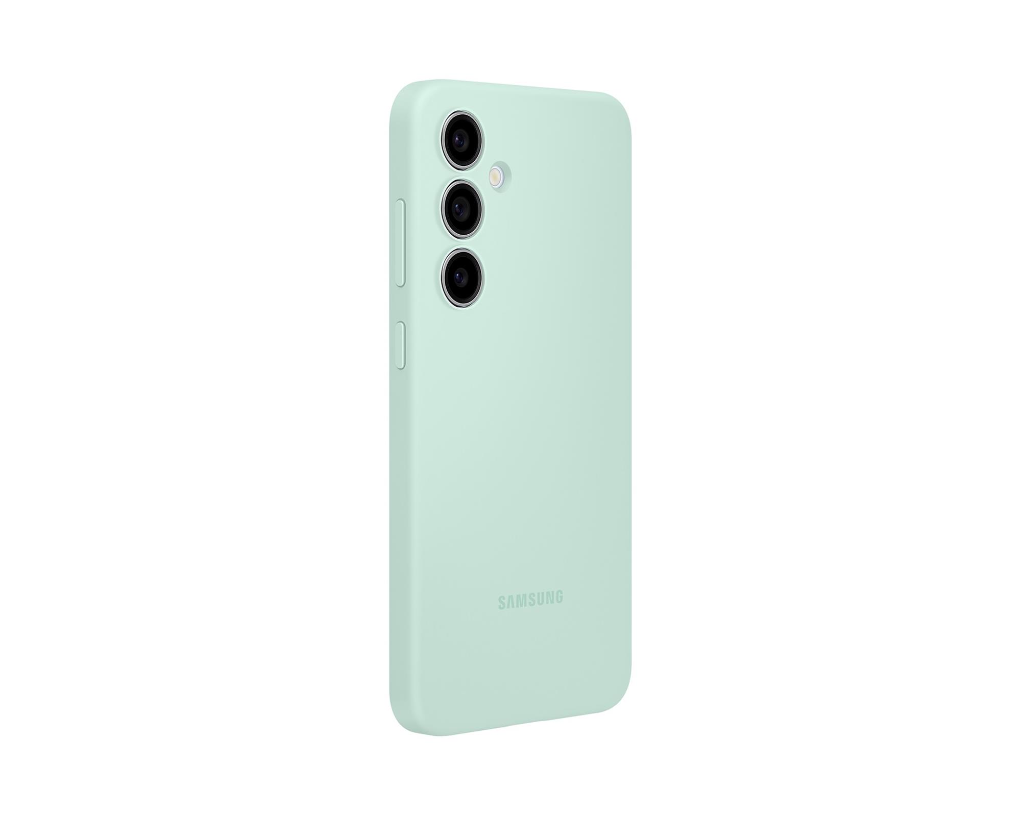 Silikónový zadný kryt Samsung pre Samsung Galaxy S24 FE mint