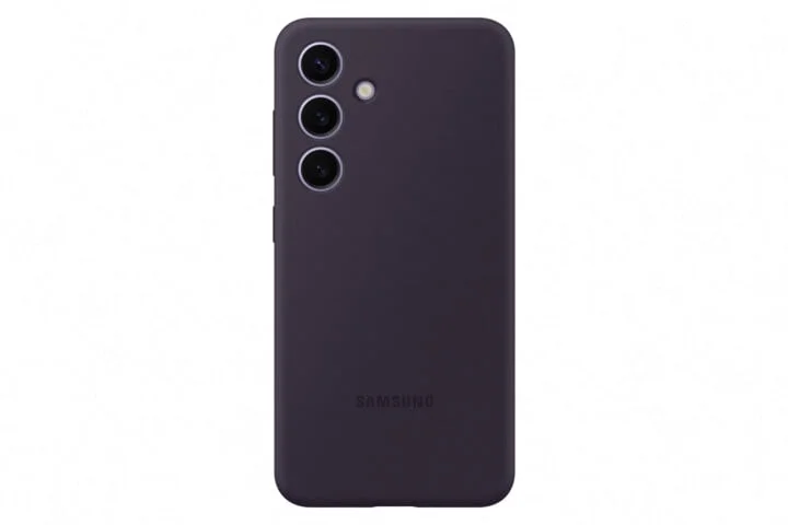 Silikónový zadný kryt Samsung pre Samsung Galaxy S24 fialový