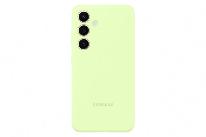 Silikónový zadný kryt Samsung pre Samsung Galaxy S24 zelený