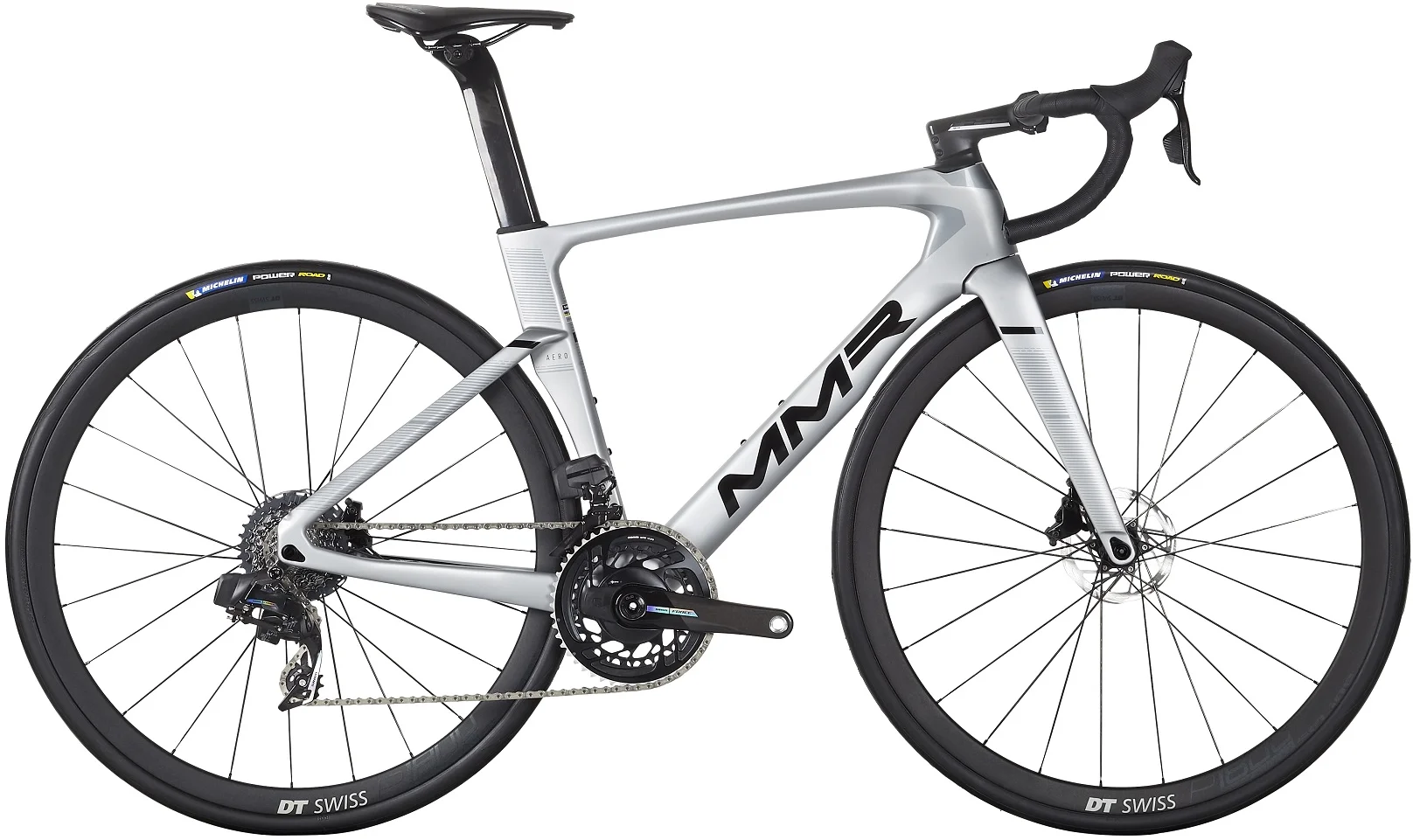 Silniční kolo MMR ADRENALINE AERO 10 - Silver N Black - vel.M / 25/2026