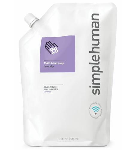 Simplehuman Hydratační pěnové mýdlo náhradní náplň s vůní levandule, 828 ml