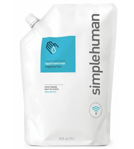 Simplehuman Hydratační tekuté mýdlo náhradní náplň neparfémované, 1 l