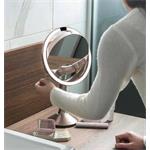 Simplehuman Kozmetické zrkadlo Sensor TRIO, LED osvetlenie, 1x/5x/10, dobíjateľné, ružovo zlaté