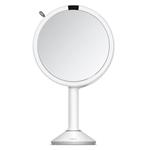 Simplehuman Luxusné kozmetické zrkadlo TRIO, LED osvetlenie, nerezová oceľ, biele