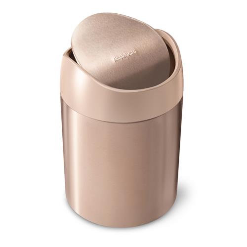 Simplehuman Mini odpadkový koš na stůl 1,5 l, Rose Gold 