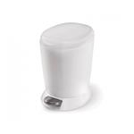 Simplehuman Pedálový odpadkový kôš 6 l, biely plast
