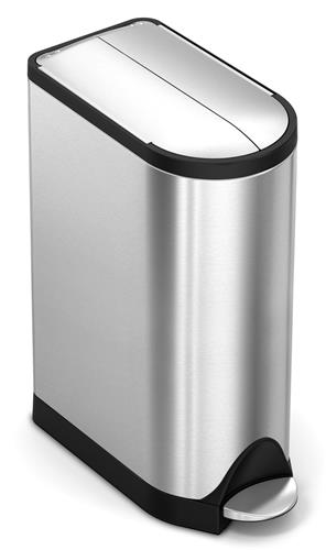 Simplehuman Pedálový odpadkový kôš, motýlové veko, 40 l