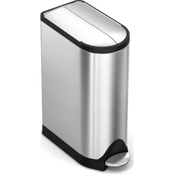 Simplehuman Pedálový odpadkový kôš, motýlové veko, 40 l