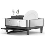 Simplehuman Plastový odkapávač na riad Compact, nerezová oceľ