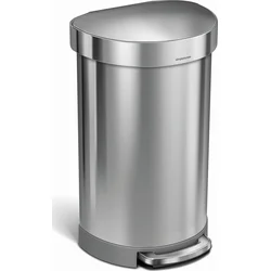 Simplehuman Simplehuman Pedálový odpadkový kôš 45 l, polkruhový, matná oceľ