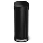 Simplehuman Slim pedálový odpadkový kôš 45 l, matná čierna oceľ