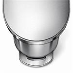 Simplehuman Úzký pedálový odpadkový koš Slim 45 l, kartáčovaná nerez ocel