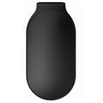 Simplehuman Úzký pedálový odpadkový koš Slim 45 l, matná černá ocel