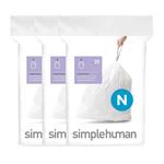 Simplehuman Vrecia na odpad 45-50 l, typ N, 3 x 20 ks ( 60 vriec )