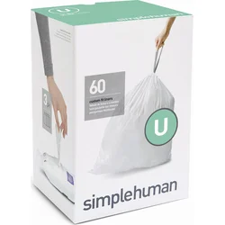 Simplehuman Vrecia na odpad 55 l, typ U, 3 x 20 ks ( 60 vriec )