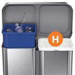 Simplehuman Vrecia na odpadky 30-35 l, typ H, 3 x 20 ks ( 60 vriec ) CP