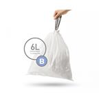 Simplehuman Vrecia na odpadky 6 l, typ B, 3 x 30 ks ( 90 vriec )