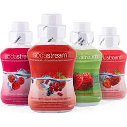 Sirup SodaStream Fruit MEGAPACK, 4x 500 ml