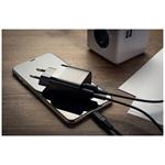 Síťová nabíječka FIXED s USB-C a USB výstupem, podpora PD a QC 3.0, 20W, černá
